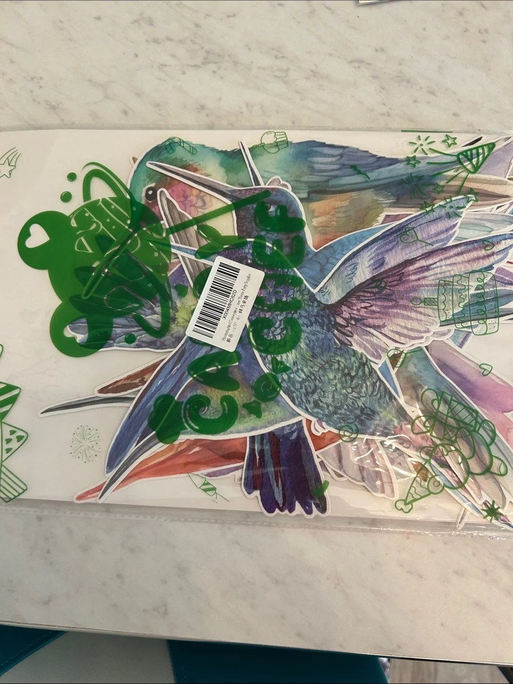 Colorful Hummingbird Party Decoration